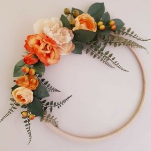Handcrafted Embroidery Hoop Wreath